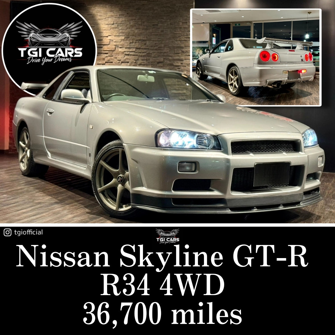 Nissan Skyline GT-R 2.6 4WD (Sonic Silver)