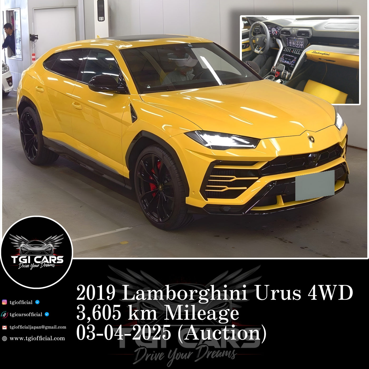 2019 Lamborghini Urus 4WD