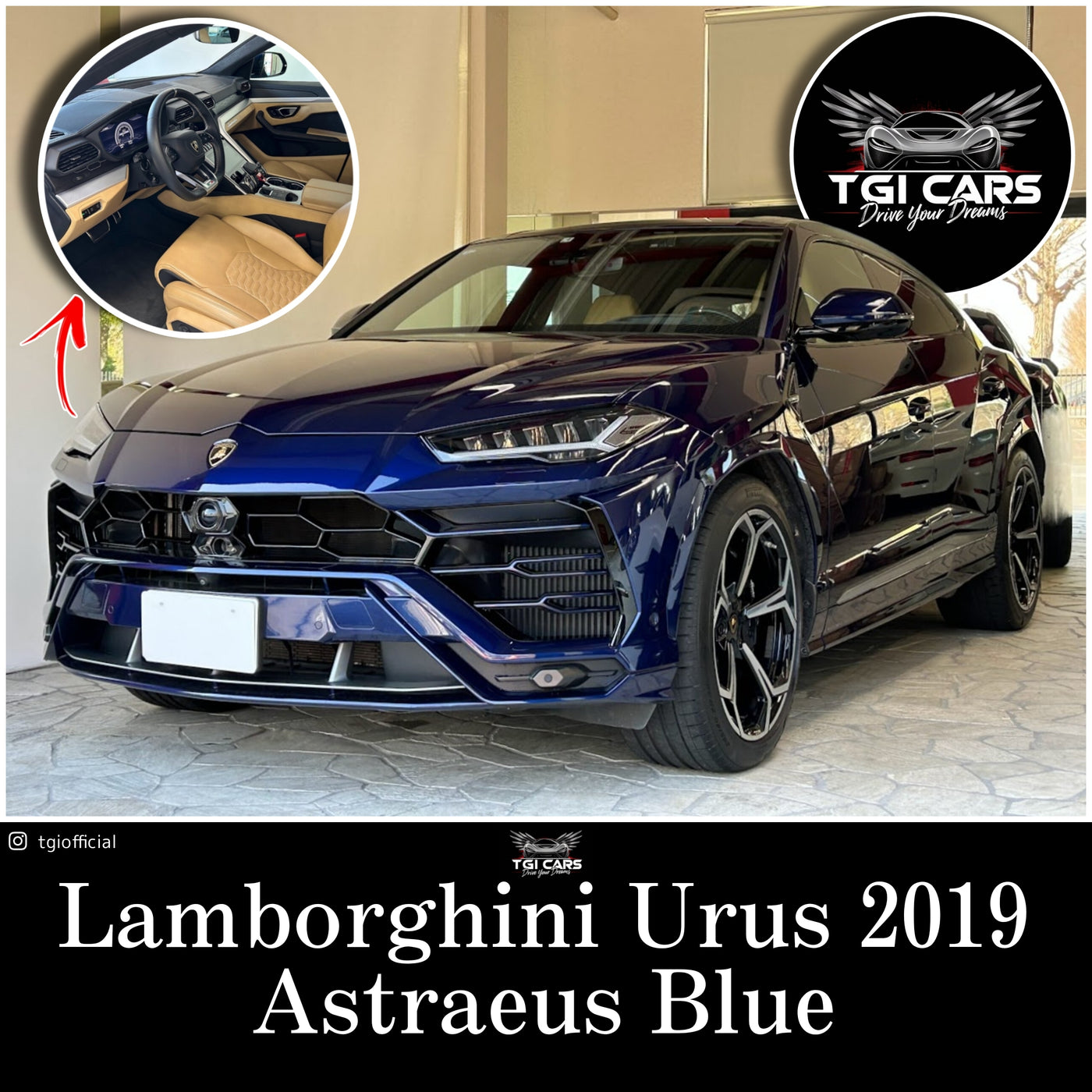 Lamborghini Urus 2019 Astraeus Blue